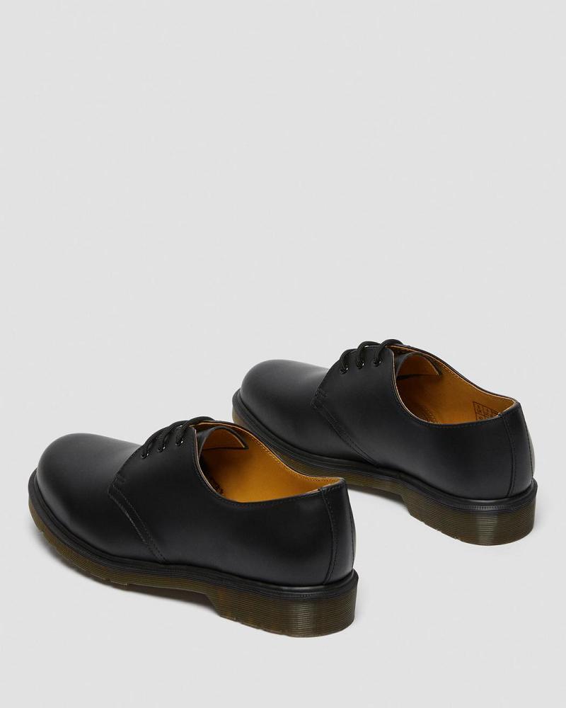 Dr Martens 1461 Plain Welt Smooth Leren Oxford Schoenen Heren Zwart | NL 214UZG